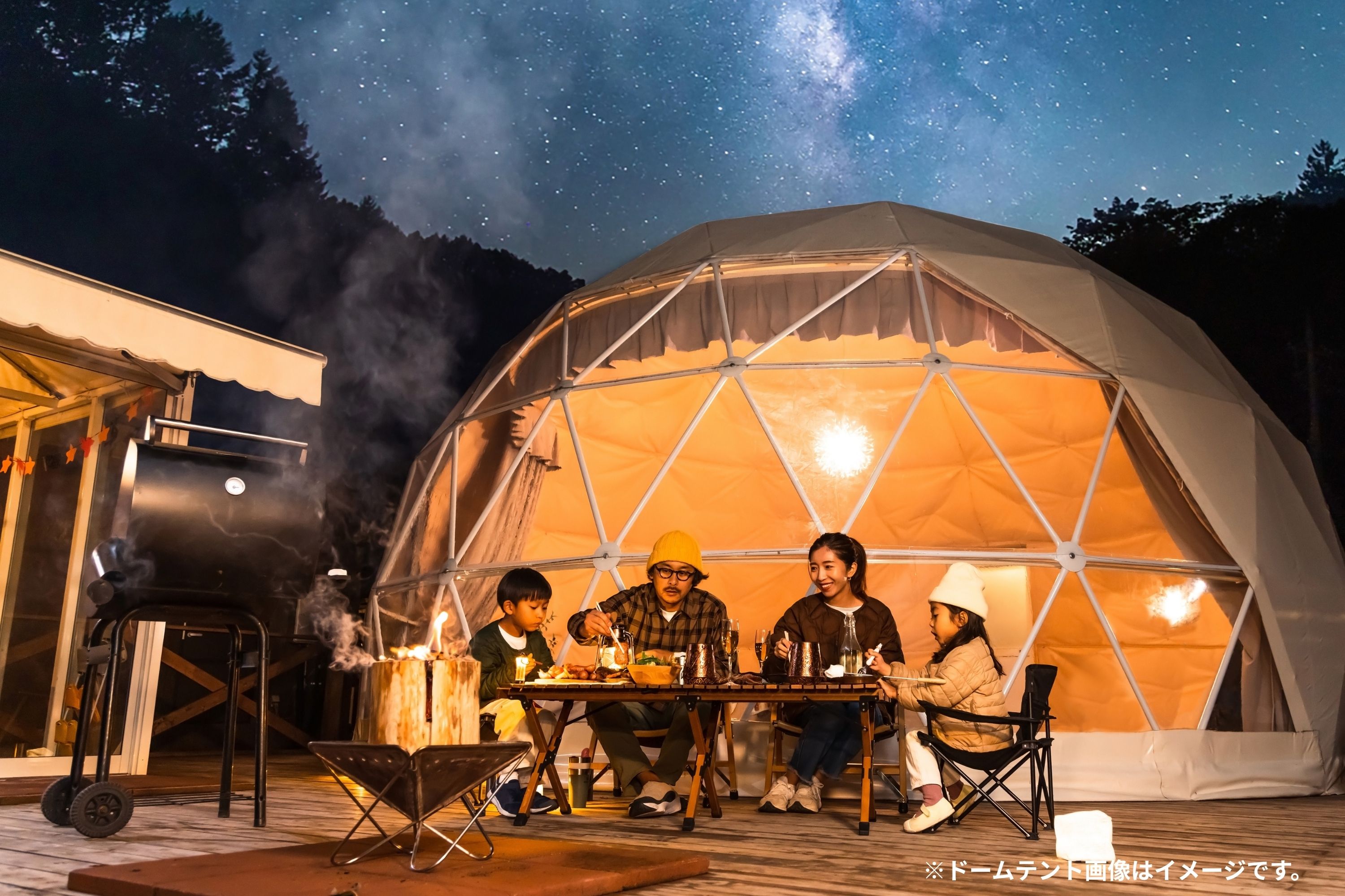 TOMORIのラグジュアリーテント