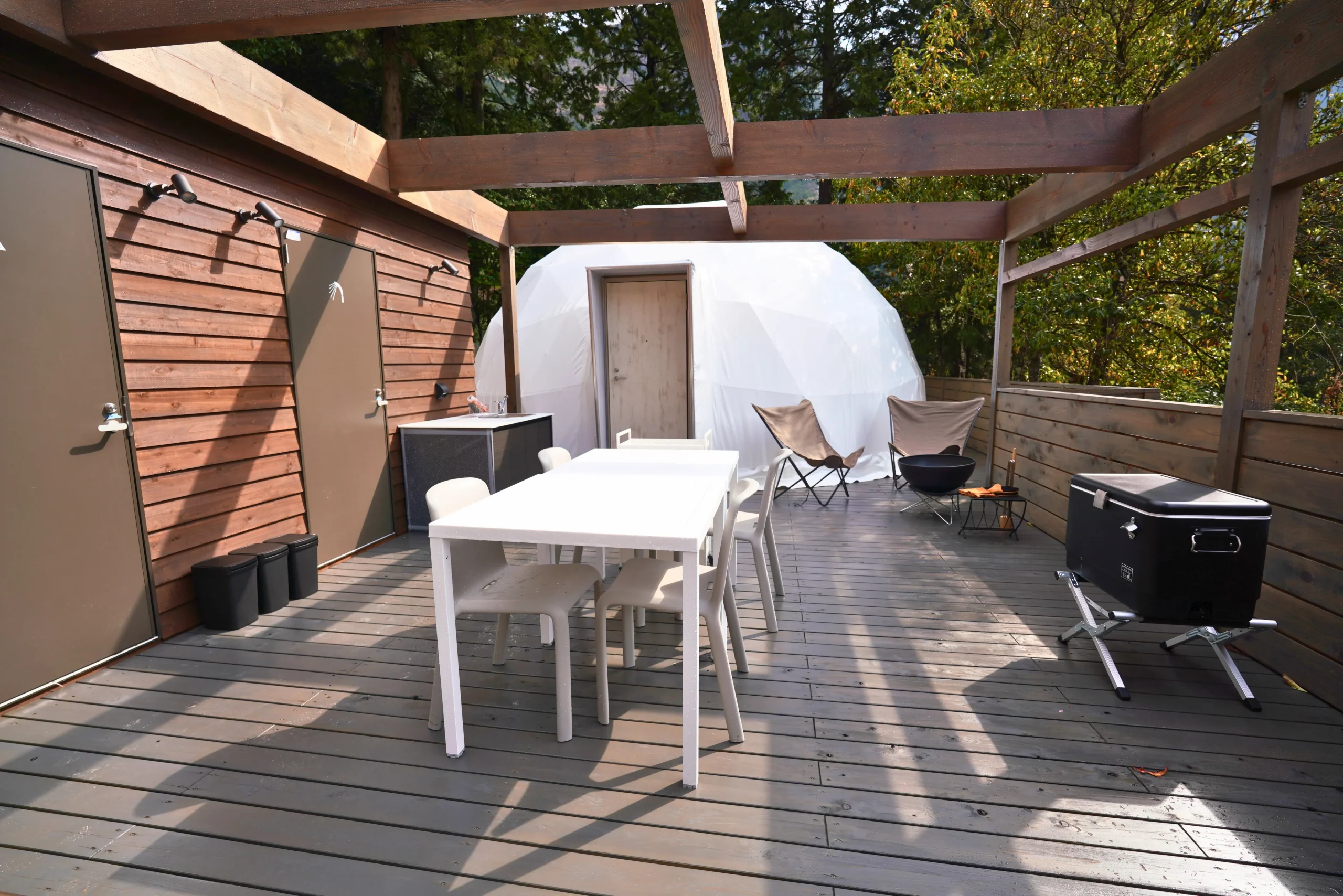 ドームテント外観